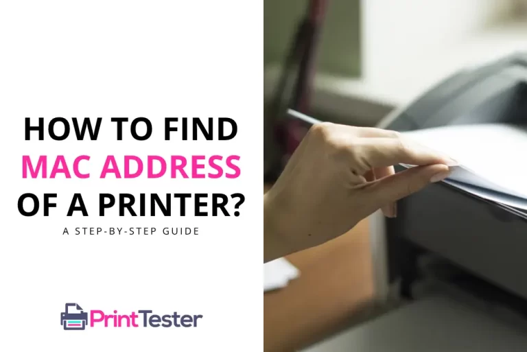 How to Find the MAC Address of a Printer: A Step-by-Step Guide