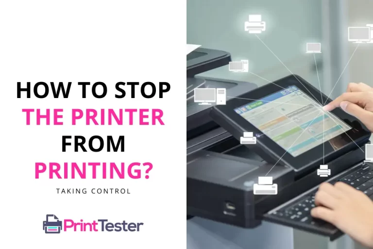 How to Stop the Printer from Printing: Taking Control