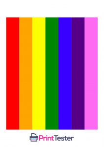 Print Rainbow Test Page