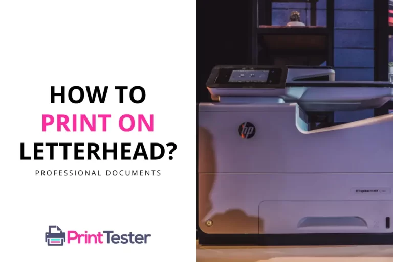 How to Print on Letterhead