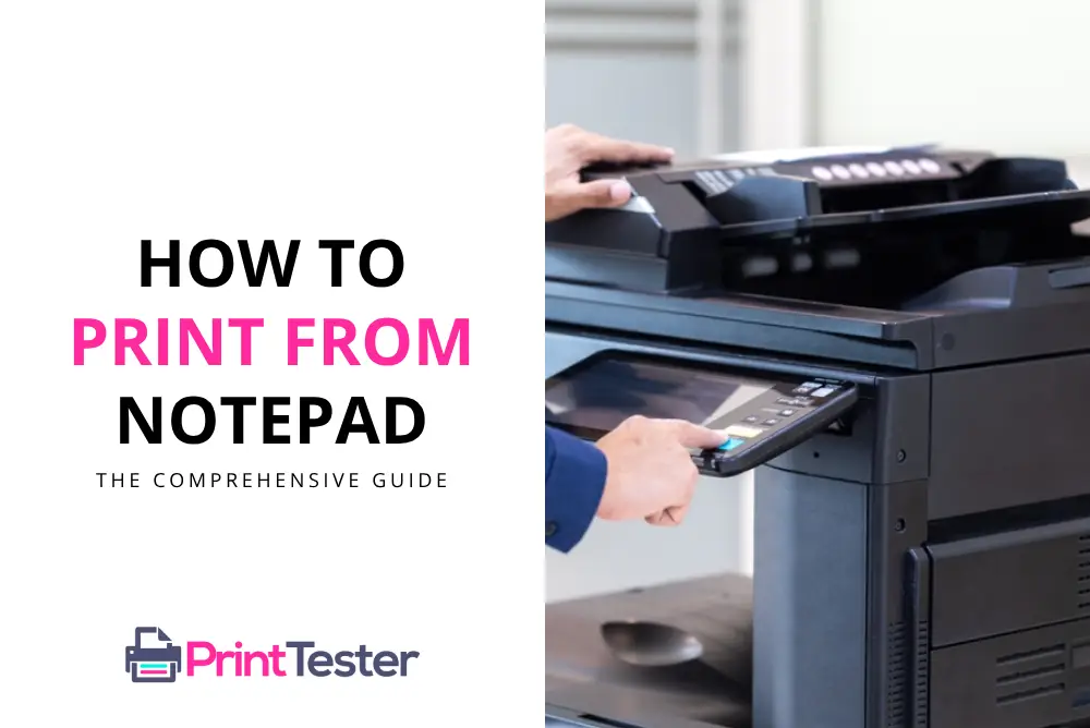 How to Print from Notepad