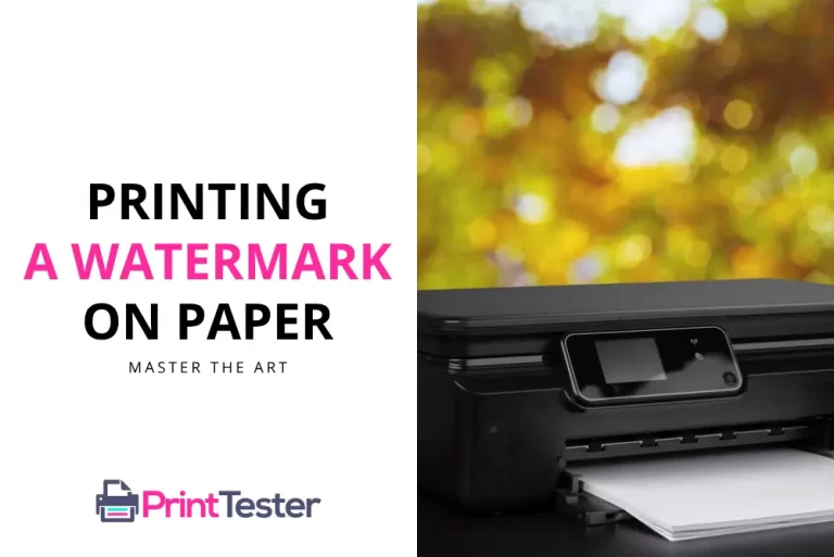 Master the Art of Printing a Watermark on Paper