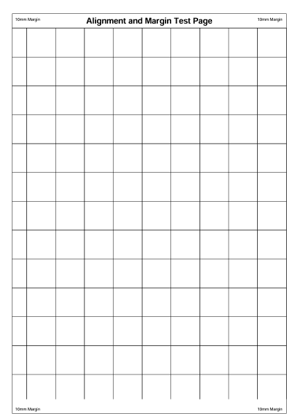 Alignment and Margins Test Page 1 alignment margin test pagepdf
