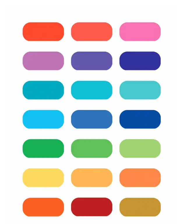 All Color Test Page 1 colorful rectangles grid