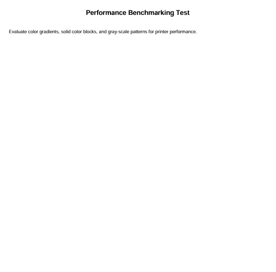 printer performance test sheetpdf